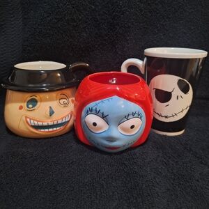 Nightmare Before Christmas Mug Trio
